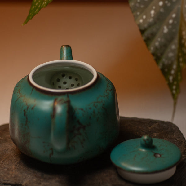 Turquoise Storm Pot