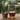 Tea strained into a glass through a steel strainer, with a steel bowl on wood